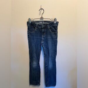 Missing Supply Co, girls youth blue skinny jeans.